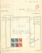 1957 VICENZA Renato SIGNORETTI Oreficeria *Fattura commerciale 3