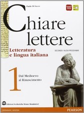 chiare lettere 1 NO DIVINA COMMEDIA di sacco paolo 8842435805