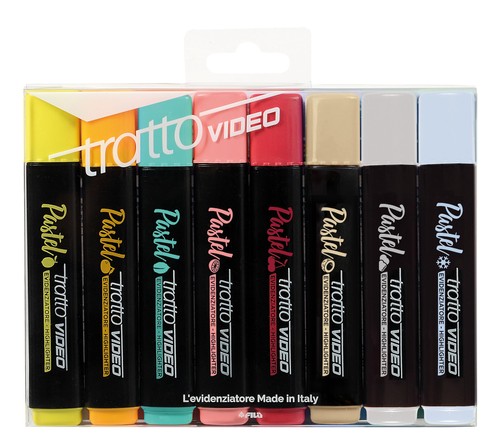 Tratto evidenziatori pastel - evidenziatori,