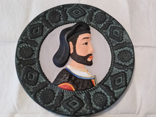 SARDEGNA PIATTO FARCI ASSEMINI COSTUMI SARDI  TERRACOTTA PASTORE CAGLIARI