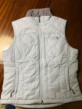 Gilet the North Face di colore azzurro, taglia M. In perfette condizioni