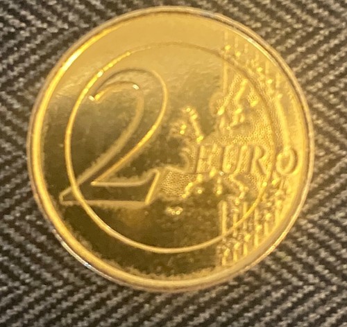 Moneta euro rara francese - da, 2