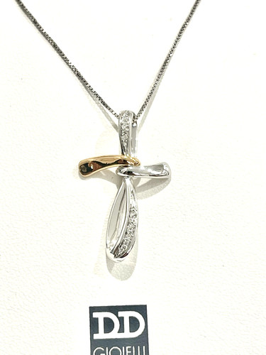Collana con croce - con, stilizzata