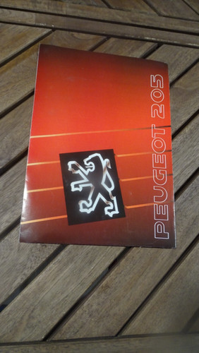 Peugeot 205 catalogue brochure - 205,