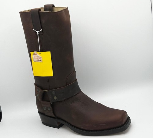 Stivali pelle biker boots - stivali,