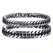Bracciale acciaio uomo a - bracciale,