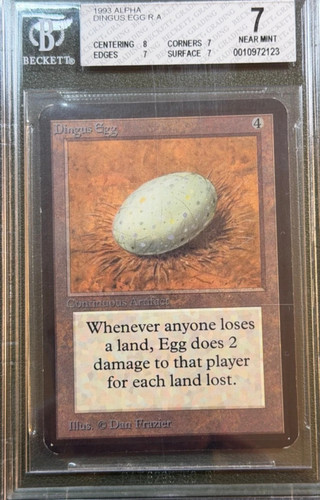 Magic mtg alpha dingus egg - mtg, bgs