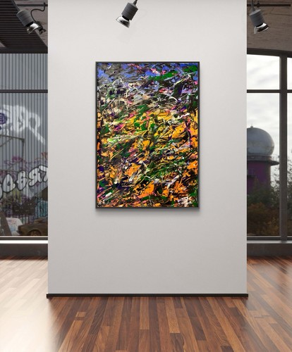 Quadro moderno dipinto olio - dipinto,