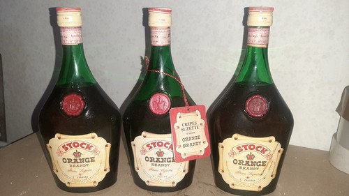 Lotto bottiglie stock orange - stock,