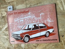 FIAT 131 MIRAFIORI - MANUALE