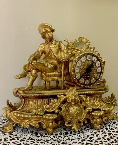 Antico orologio bronzo - antico, in