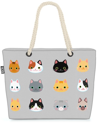 Void borsa anime gatti grigio - void,