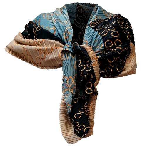 Elegante sciarpa plisse misto - ,