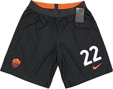 roma worn player issue shorts