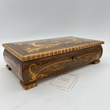 Carillon con Ballerina antica in legno portagioie cofanetto Melodia  Romantica