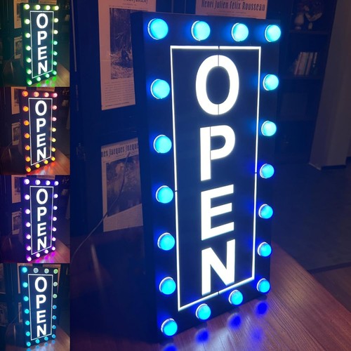 Insegna aperta led - insegna,