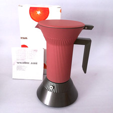 UNUSED caffettiera MACH 4 by Isao Hosoe Serafino Zani VINTAGE moka BOXED Italy