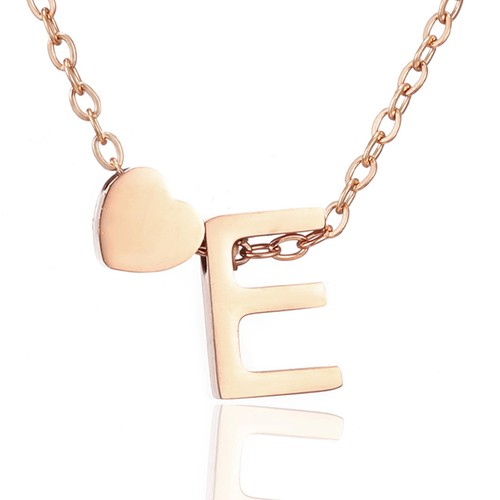 Collana con iniziale donna - con,