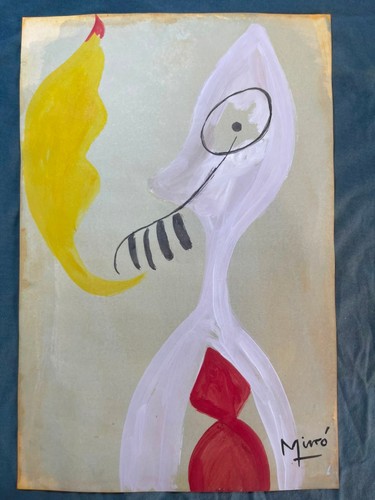 Joan miro disegno quadro - quadro, su