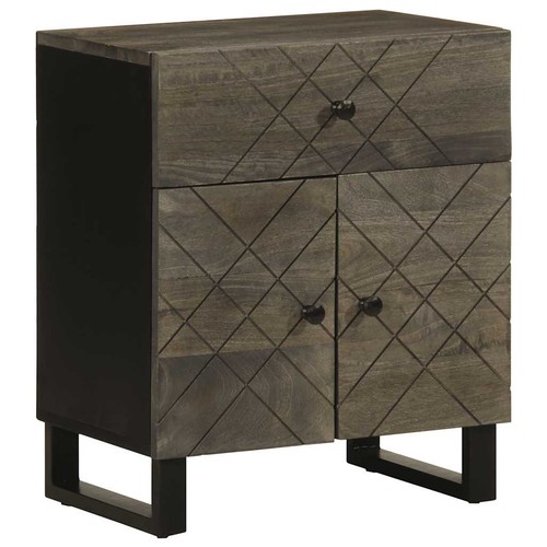 Comodino nero 50x33x60 in - cm,