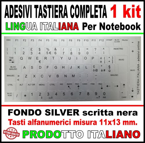 Adesivi per tastiera - adesivi, italiana