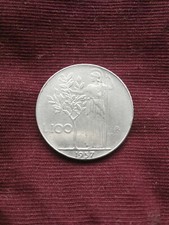 RARA MONETA 100 LIRE 1957 -