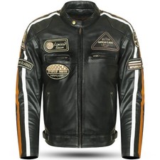 Giacca Giubbotto Moto in pelle