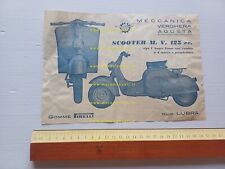 MV Agusta scooter 125 C Super Lusso 1951 depliant originale italiano