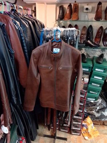 Giacca uomo marrone vera pelle - uomo,