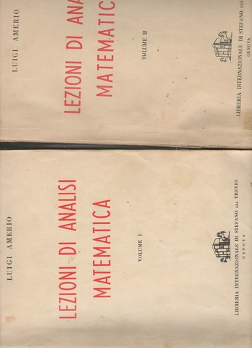 Luigi amerio lezioni - lezioni, di