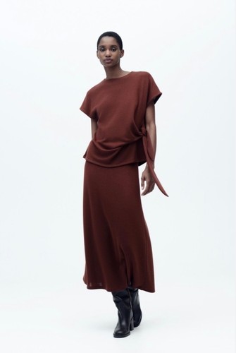 Gonna midi morbida zara - midi,