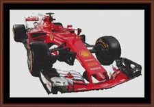 Kit punto croce auto Ferrari