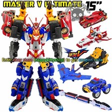 Tobot V Galaxy Detectives Master V Ultimate Figure Combiner Robot Ragazzo Giocattoli Auto
