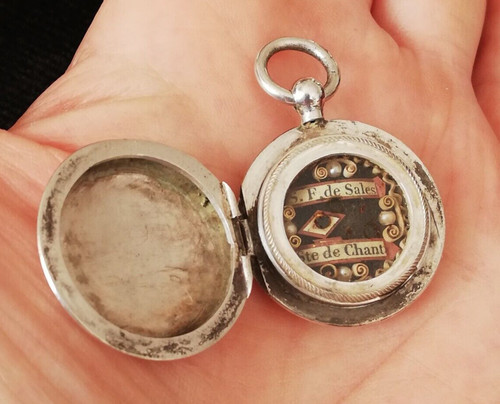 Relique médaillon argent - relique,