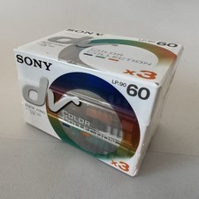 3x Sony DV 60 Color Collection