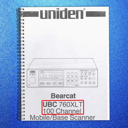 Uniden bearcat ubc760xlt 100 - uniden,