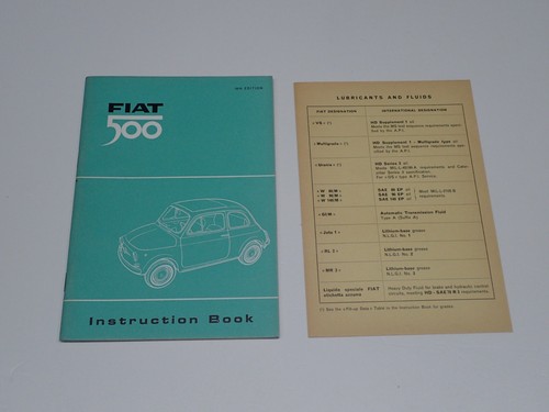 Fiat 500 libretto uso - 500,