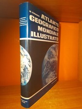 Il grande Atlante Geografico Mondiale Illustrato - European Book 1983 vintage