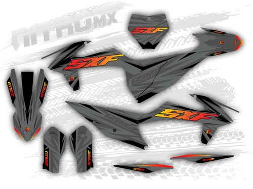 Grafica compatibile ktm sxf - ktm,