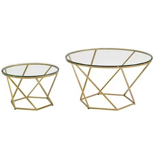 Set tavolini prisma con - set,