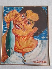 Giuseppe migneco tempera - -,