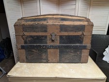 Antico baule vittoriano a