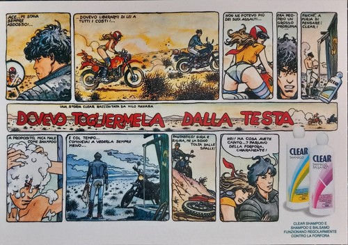 Cartolina milo manara fumetto - cartolina,