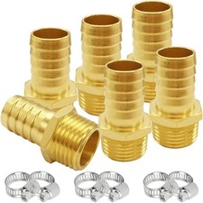 6PCS Raccordi a Barba per Tubo