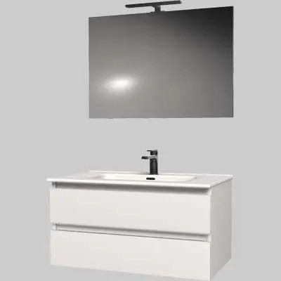 Lavabo tutto piano ceramica - piano, in