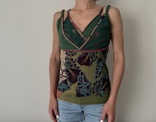 Canotta Save The Queen maglia con spalline y2k vintage taglia XL