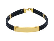 BRACCIALE ORO GIALLO 18K A TRE