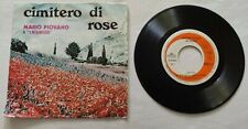 CIMITERO DI ROSE 7" MARIO PIOVANO I MERENDEROS 45 GIRI ITALY PRINCE 3052 NM/NM