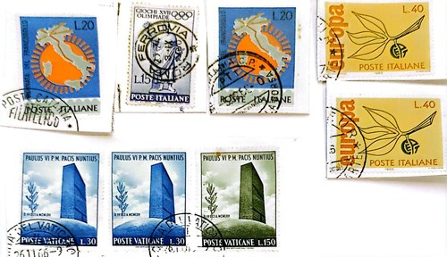Stock francobolli poste