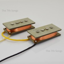 Basso Elettrico di Precisione Vintage P B Pickup AlNiCo 5 Flat/Stagger Pole
